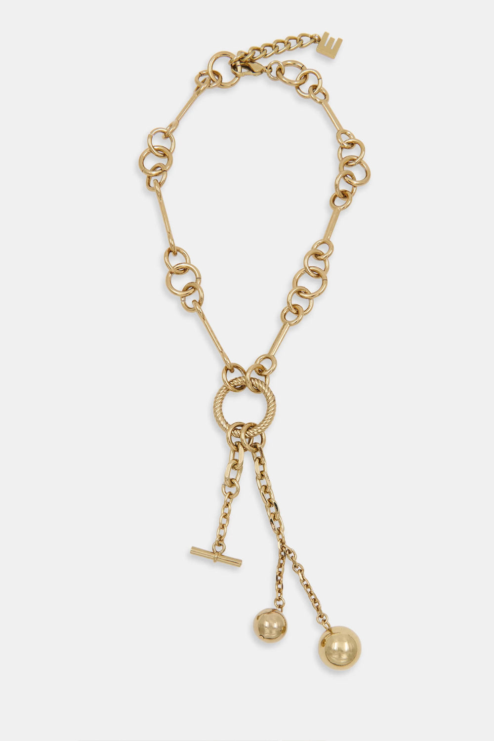 Essentiel Antwerp Karobi Chain Necklace in Gold-Tone