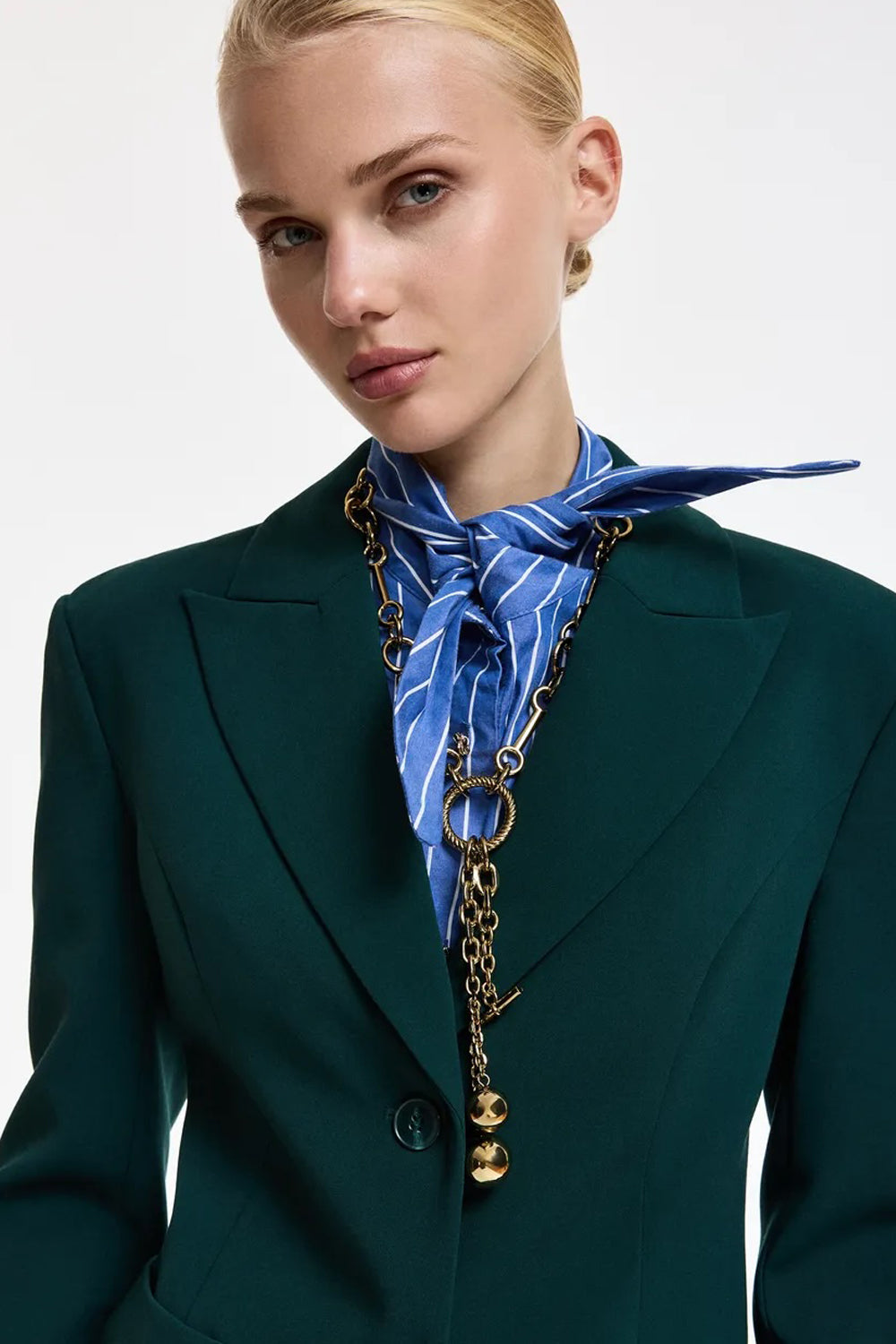Essentiel Antwerp Karobi Chain Necklace in Gold-Tone