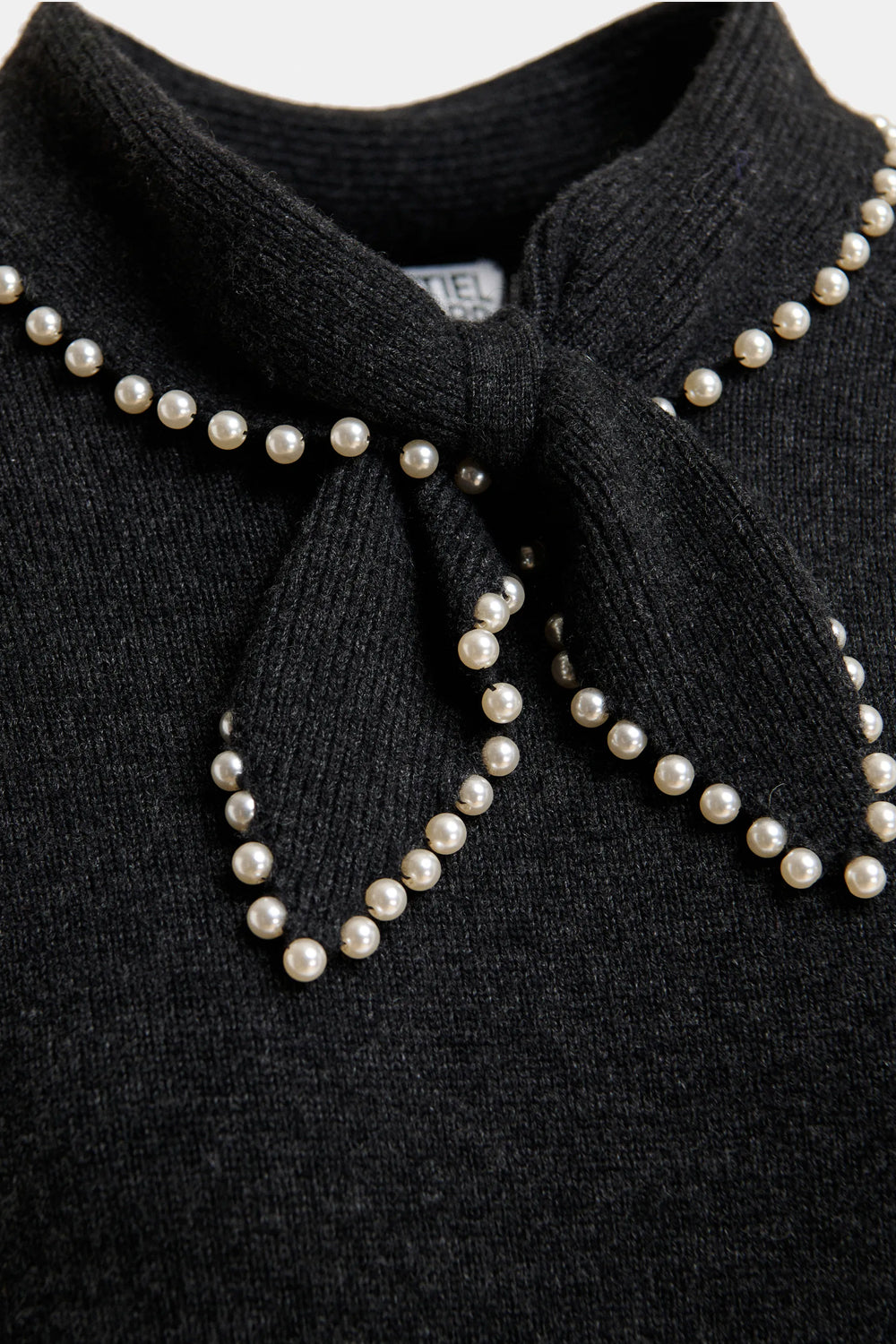 Essentiel Antwerp Kasa Pullover with Beads in Steel Pulse