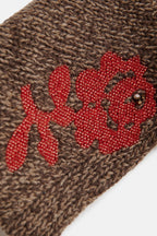 Essentiel Antwerp Kol Embroidered Collar in Camel Club