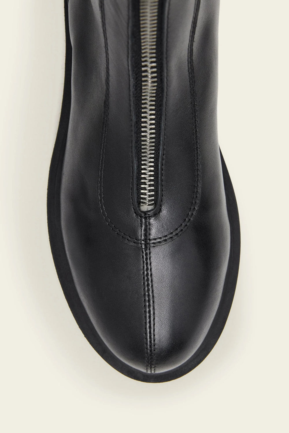 Flattered Alma Leather Boot in Black
