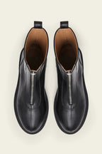 Flattered Alma Leather Boot in Black