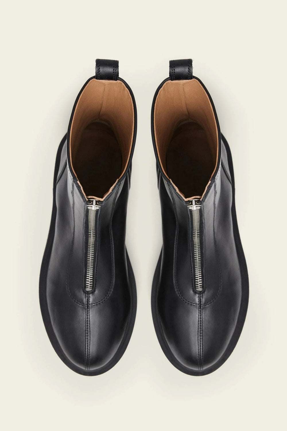 Flattered Alma Leather Boot in Black