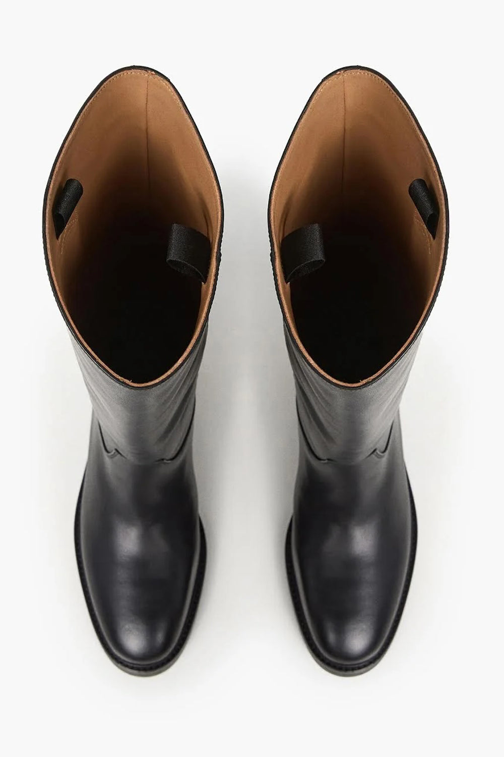 Flattered Florentine Leather Boot in Black