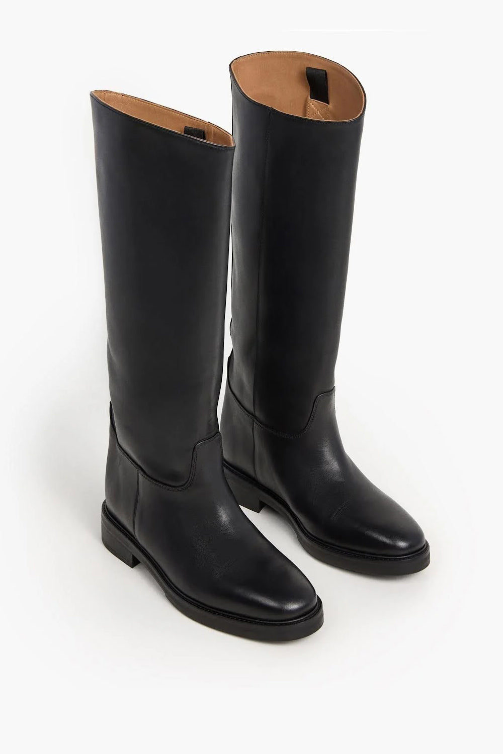 Flattered Florentine Leather Boot in Black