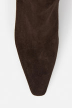 Flattered Xena Suede Boot in Chocolate
