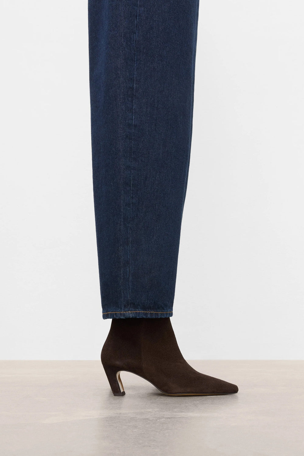 Flattered Xena Suede Boot in Chocolate