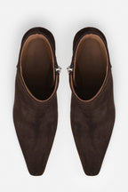Flattered Xena Suede Boot in Chocolate