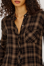 Rails Hunter Blouse in Almond Black
