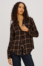 Rails Hunter Blouse in Almond Black