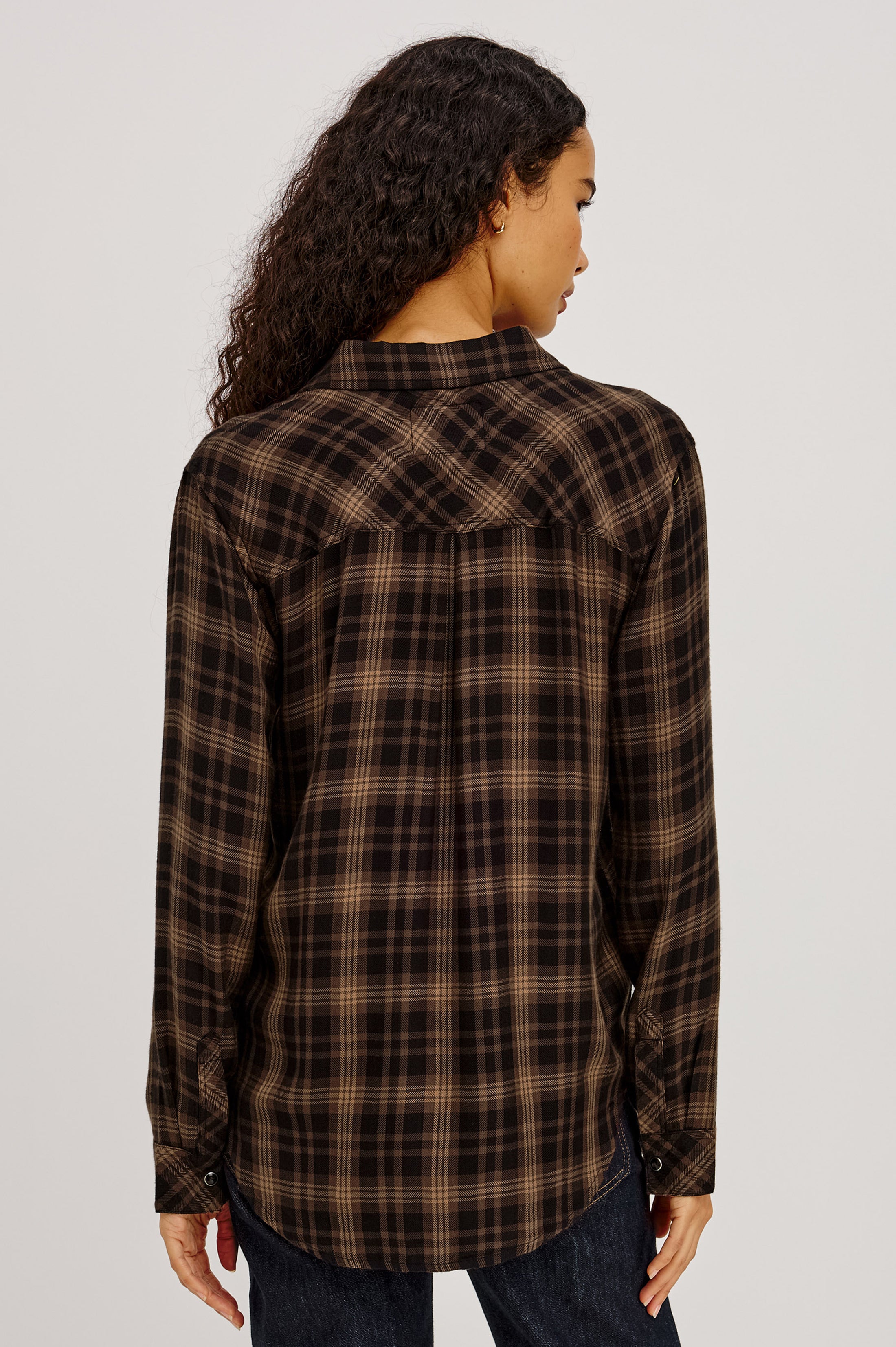 Rails Hunter Blouse in Almond Black
