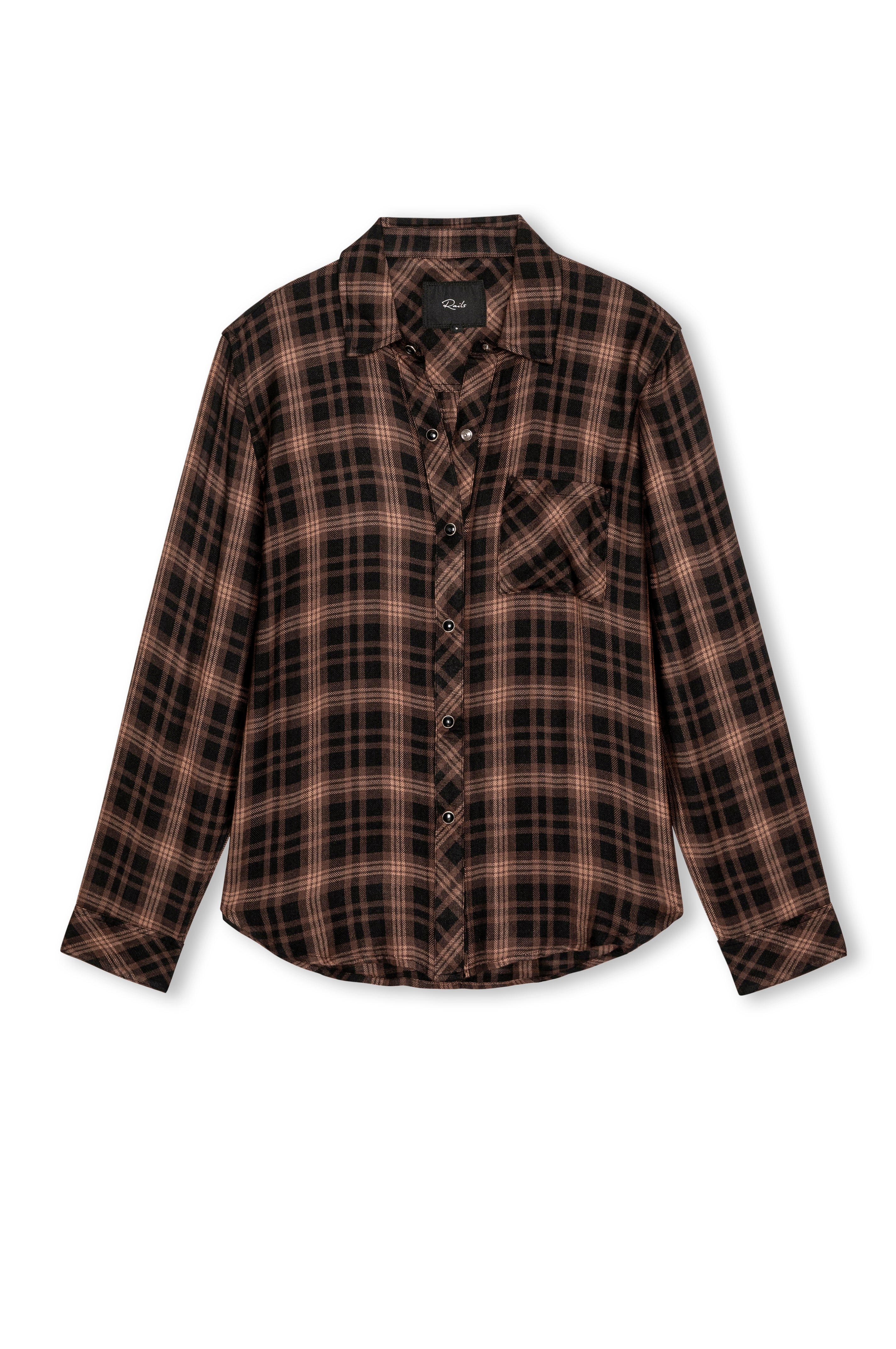 Rails Hunter Blouse in Almond Black