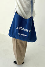 Le Bon Crew Happy Carry Bag in Azure