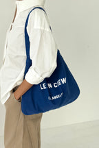 Le Bon Crew Happy Carry Bag in Azure