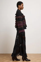 Hayley Menzies Willa Silk Skirt in Black