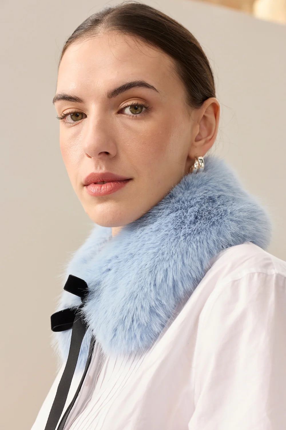 Helen Moore Diana Collar in Sky Blue