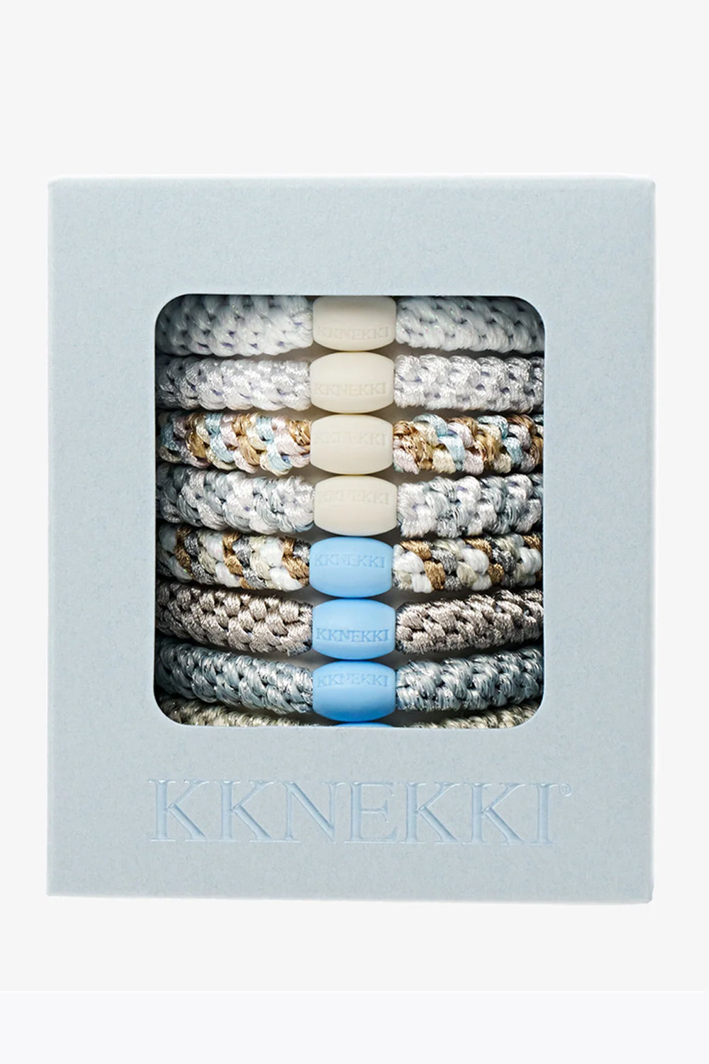 Kknekki Frost Edition Pack of 8 Hair Ties