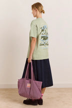 Damson Madder Local Fixers Graphic Tee in Pine Short Sleeve