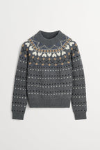 Skall Studio Misty Jumper in Grey Jacquard