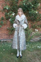 Queens of Archive Priscilla Cheetah Print Maxi Coat