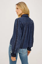 Rails Rowen Shirt in Classic Blue