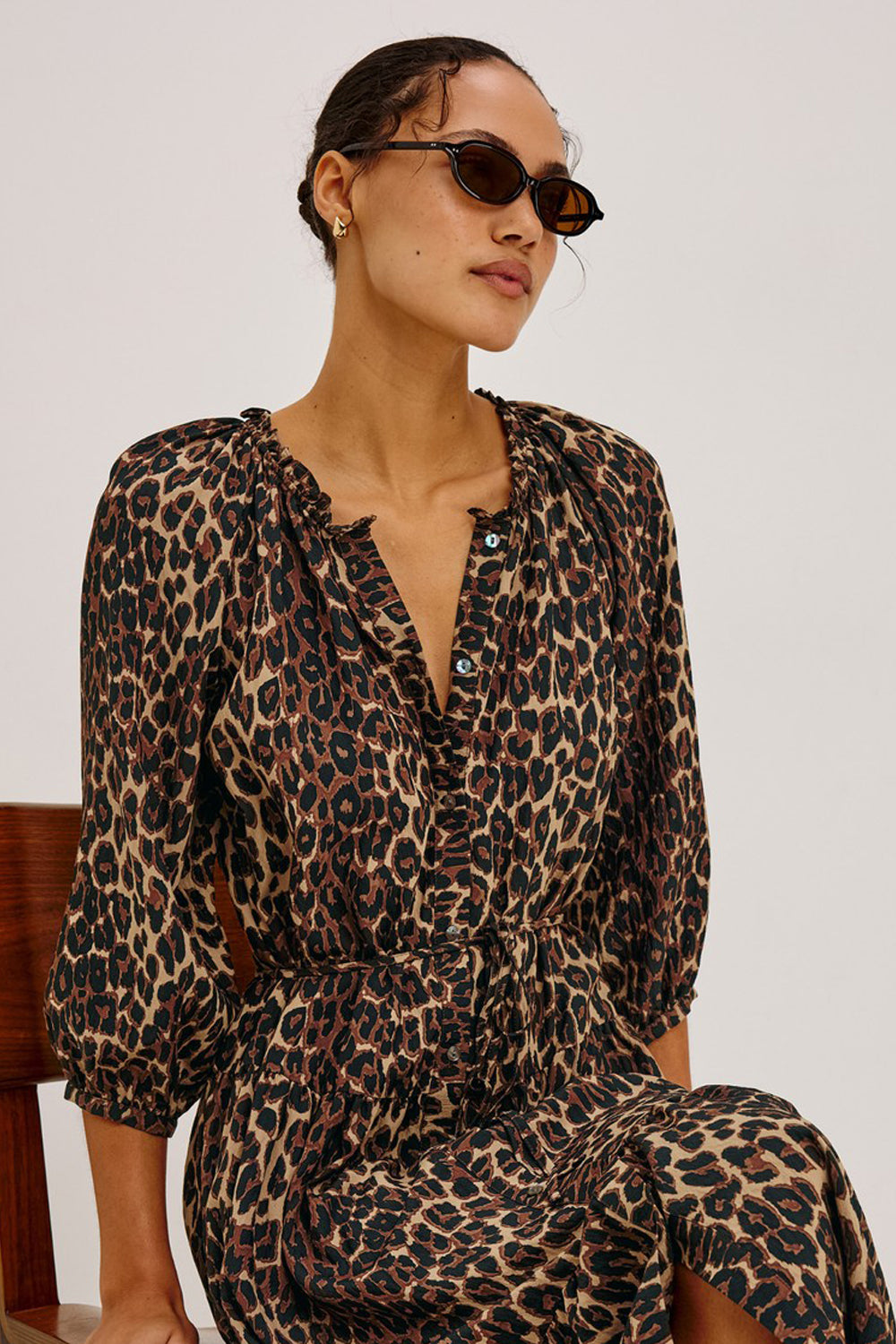 Rails Leanne Dress in Brown Nala