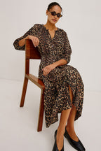 Rails Leanne Dress in Brown Nala