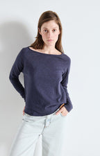 American Vintage Sonoma Top in Vintage Navy Blue