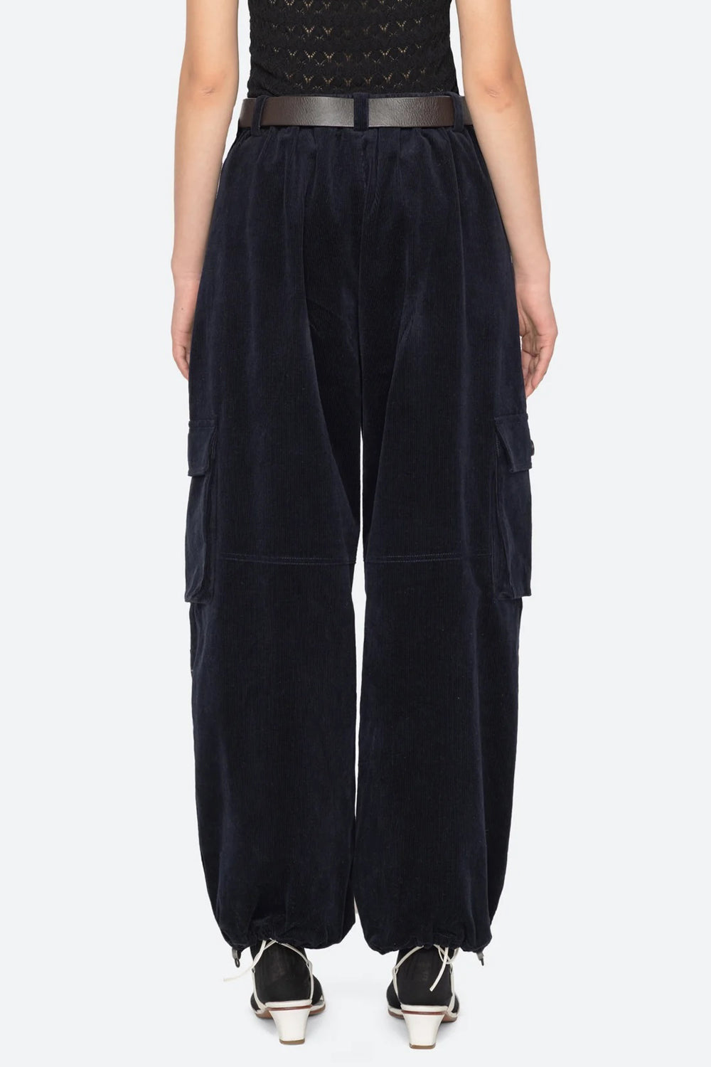 Sea NY Garrett Corduroy Trouser in Navy