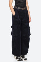 Sea NY Garrett Corduroy Trouser in Navy