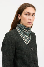 Skall Classic Scarf in Dark Green/Brown
