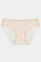 Stripe and Stare Eco Lace Knicker - Sand