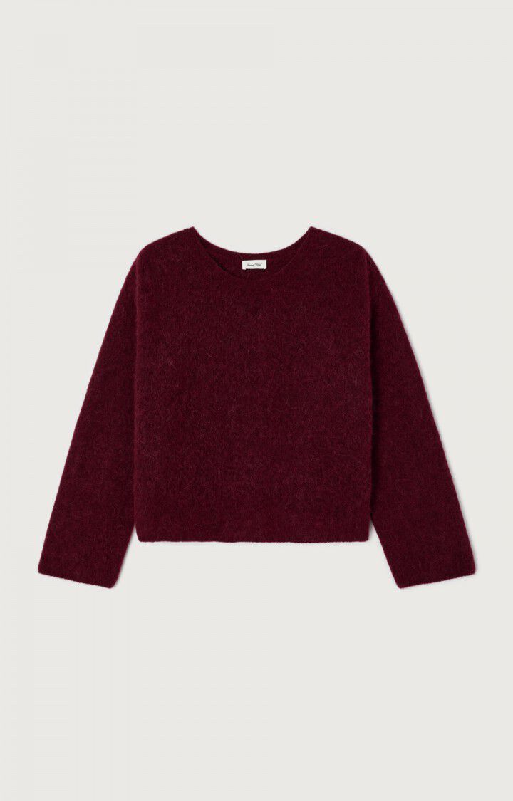 American Vintage Vitow Jumper in Grenat Melange