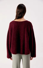 American Vintage Vitow Jumper in Grenat Melange