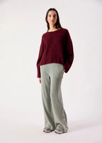 American Vintage Vitow Jumper in Grenat Melange