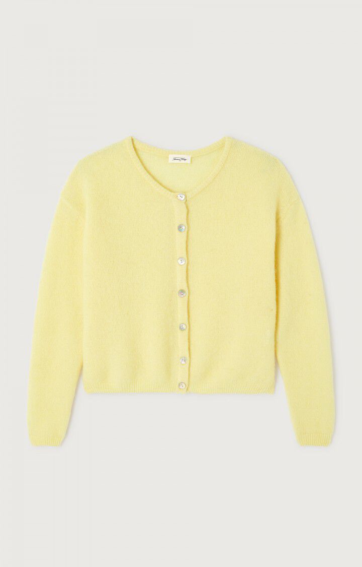 American Vintage Vitow Cardigan in Lemon Tree Melange