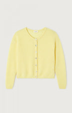 American Vintage Vitow Cardigan in Lemon Tree Melange