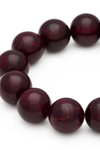 Vanessa Baroni Beads Flex Bracelet Bordeaux Marble