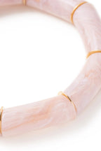 Vanessa Baroni Flex Bracelet Ivory Rose Marble