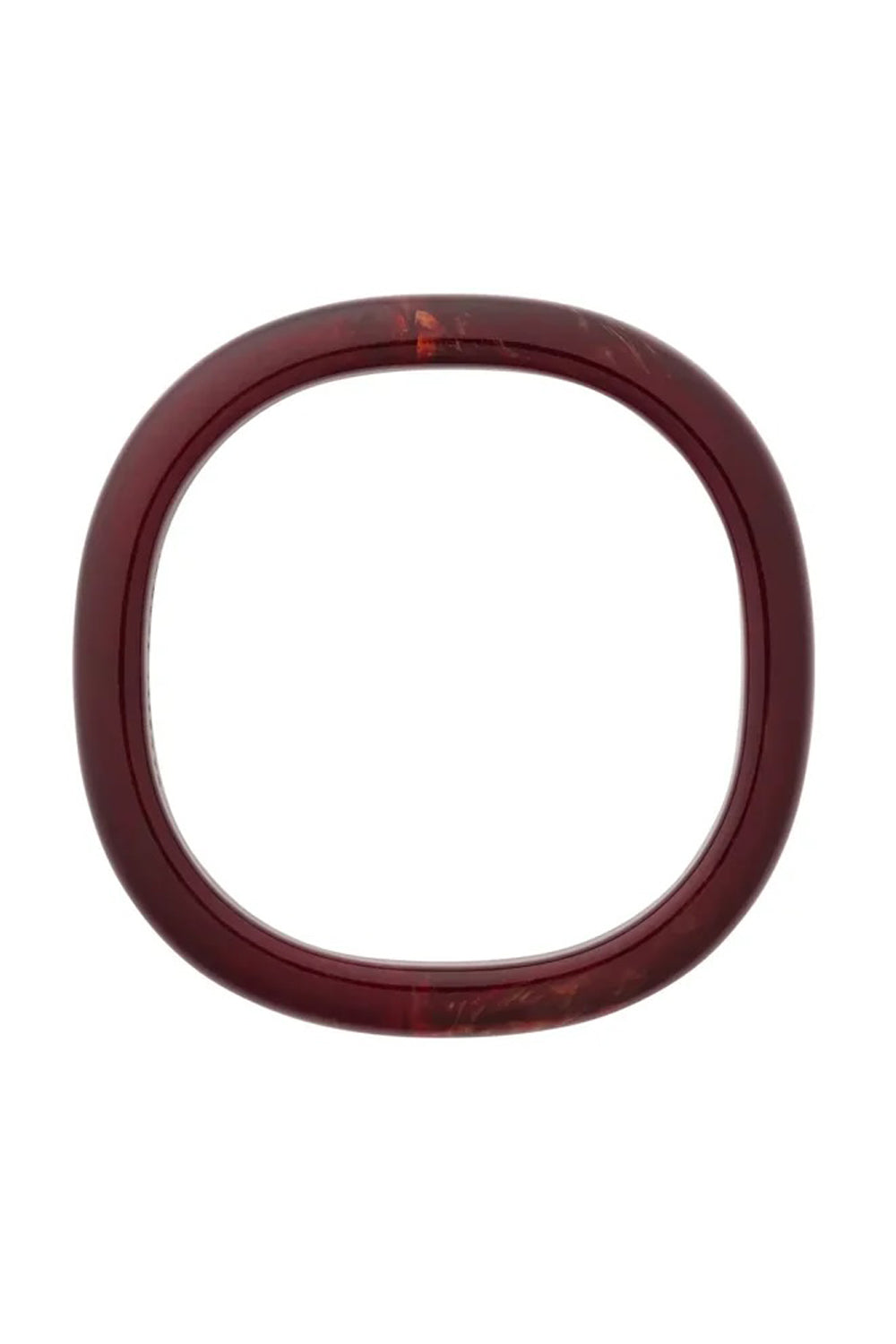 Vanessa Baroni Soft Edge Bangle Bordeaux Marble