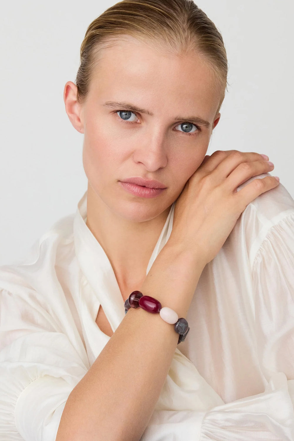 Vanessa Baroni Unique Bracelet Ikat Marble