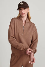 Varley Davidson Sweatshirt in Golden Bronze Marl