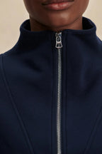 Varley Hawley Half Zip Sweat in Navy