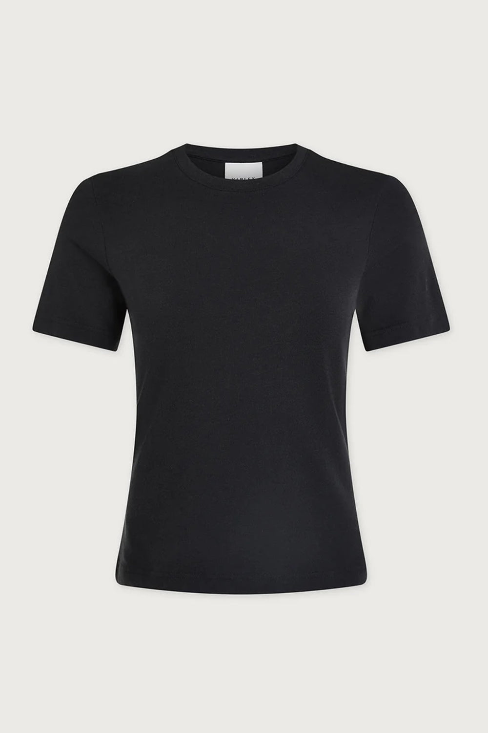 Varley Regina Fitted Tee in Black