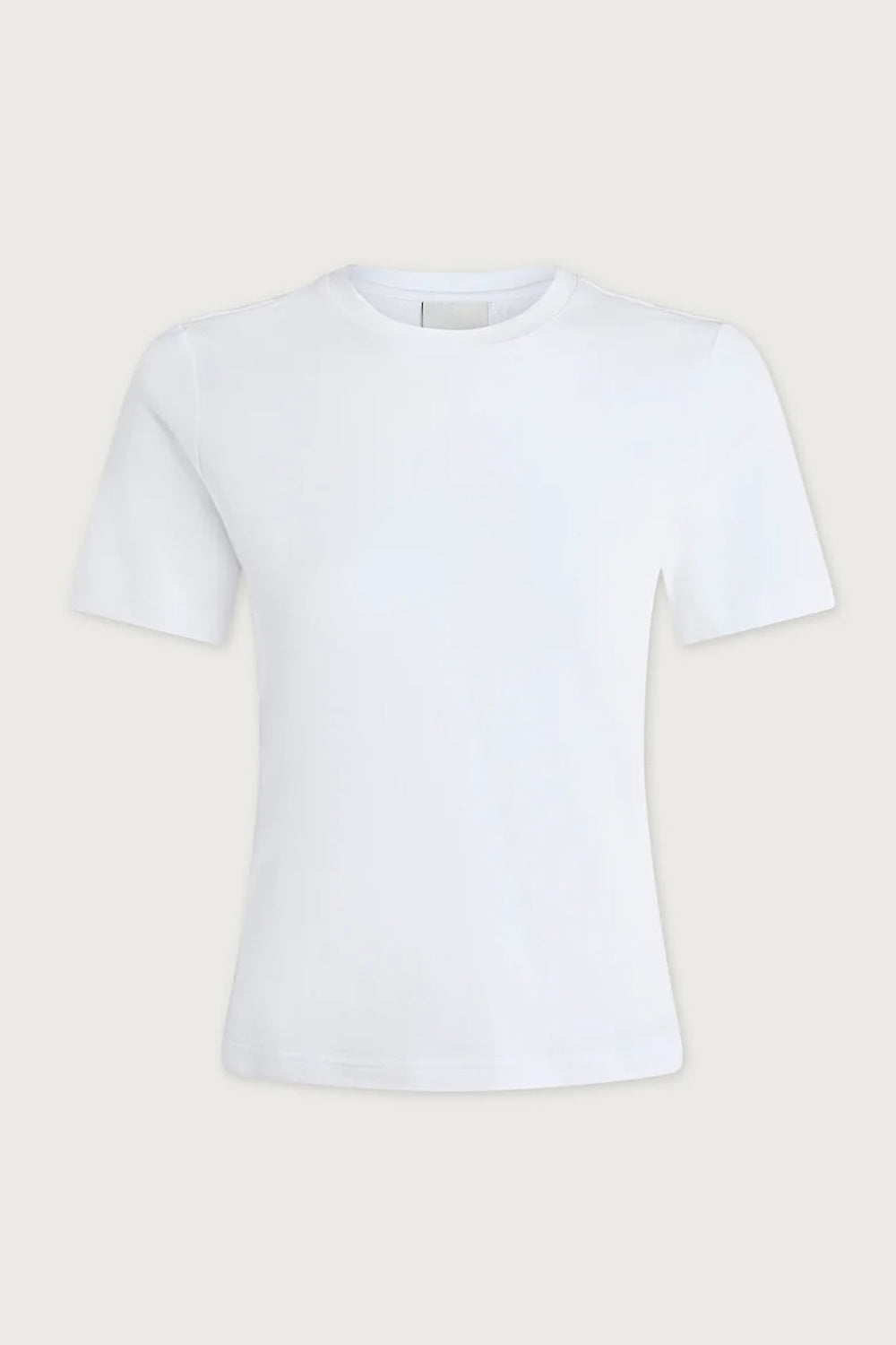 Varley Regina Fitted Tee in White