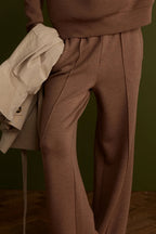 Varley The Wide Leg Pant 30 in Golden Bronze Marl