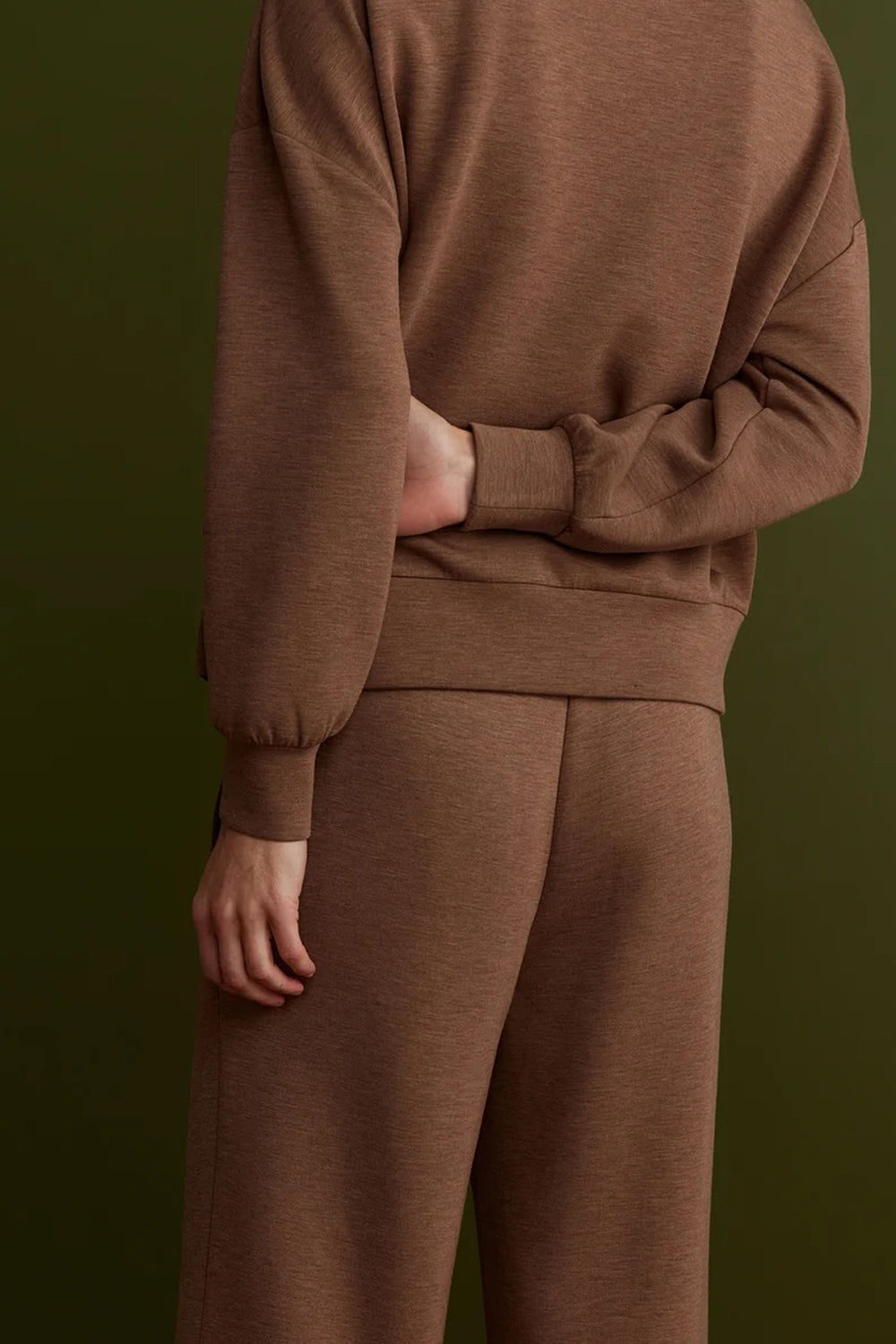 Varley The Wide Leg Pant 30 in Golden Bronze Marl