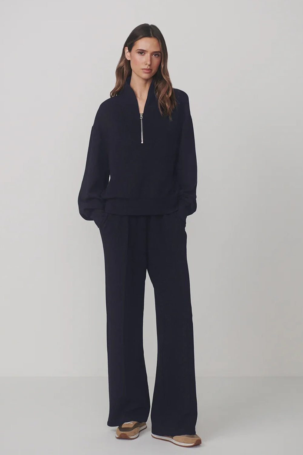 Varley The Wide Leg Pant 30 in Navy