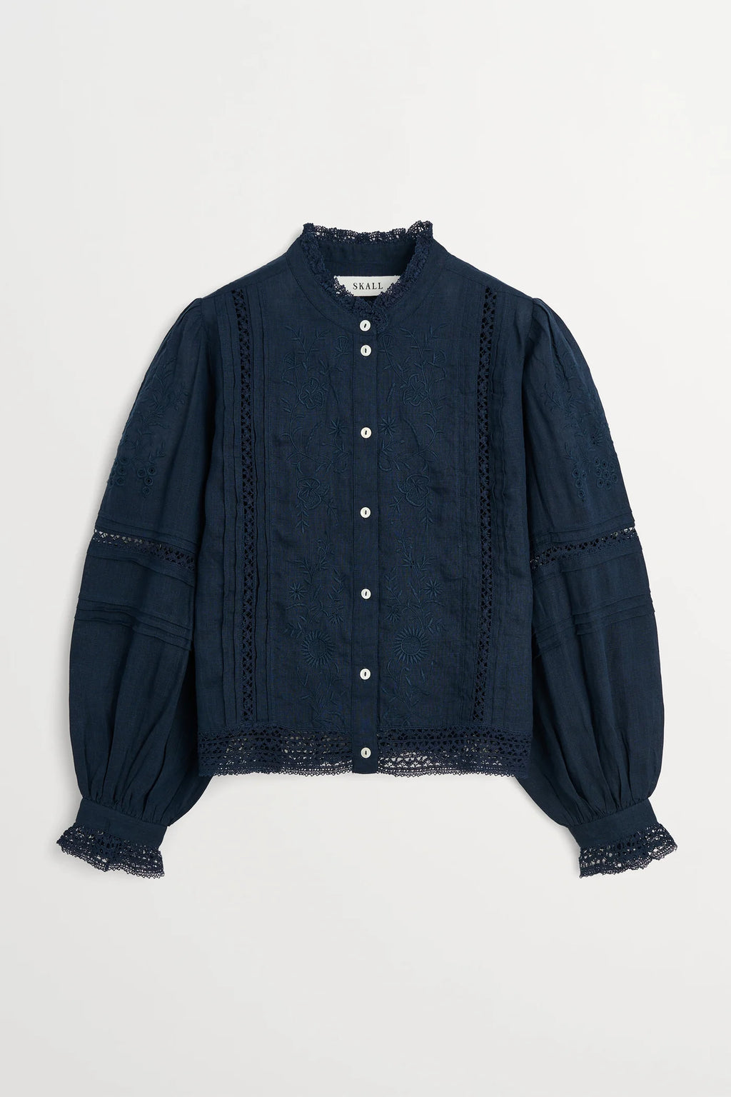 Skall Studio Velina Shirt in Dark Navy