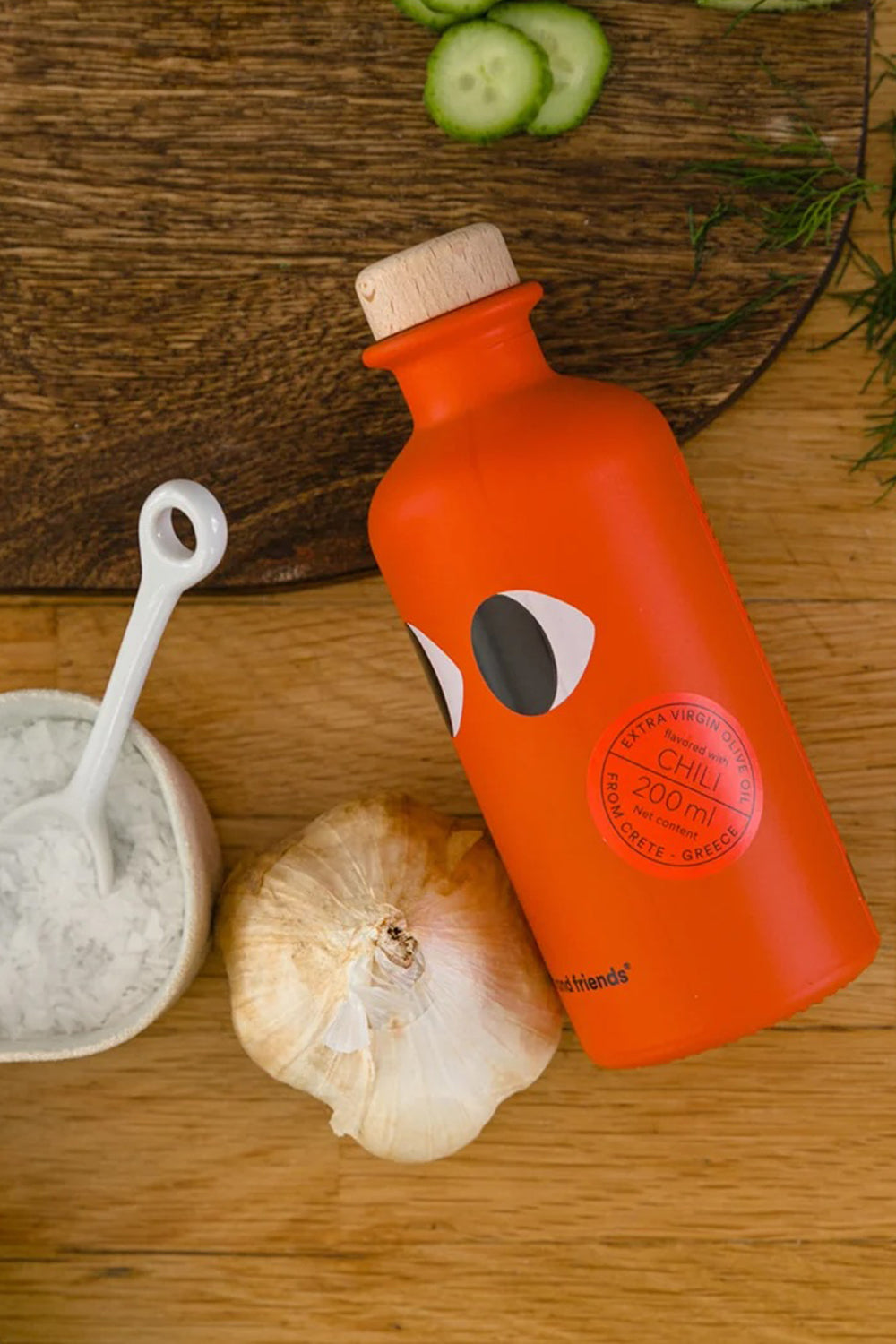 Yiayia and Friends Extra Virgin Oilive Oil infused with Chilli Pepper 200ml